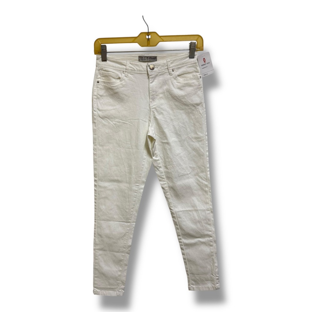 Denim Co White‎ Skinny Jeans Women Size 2 High Rise Stretch Denim NEW